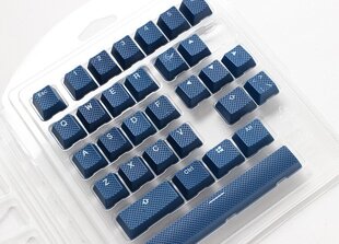 Ducky Rubber Keycap Set | 31vnt, Navy Blue цена и информация | Клавиатуры | 220.lv