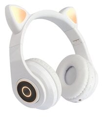 Наушники с ушками котика Bluetooth CAT Earphone LED цена и информация | Наушники | 220.lv