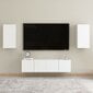 vidaXL - TV skapis, baltā krāsā, 30,5x30x60cm, MDP cena un informācija | TV galdiņi | 220.lv