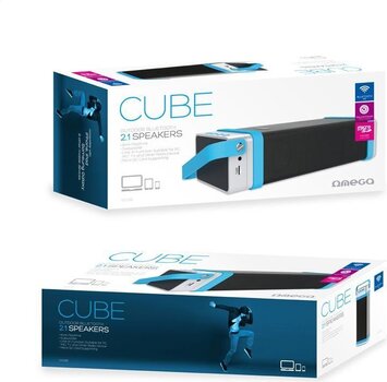 Omega Cube 2.1 OG-095 cena un informācija | Skaļruņi | 220.lv