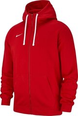 Džemperis vīriešiem Nike Team Club 19 Fullzip Fleece Hoody, sarkans цена и информация | Мужские толстовки | 220.lv