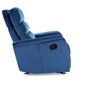 Krēsls regulējams Signal Meble Jowis ar atpūtas funkciju, zils cena un informācija | Atpūtas krēsli | 220.lv