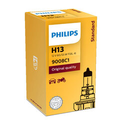 PHILIPS autospuldze halogēna H13 9008 12V 60/55W VISION 1 gab. cena un informācija | Auto spuldzes | 220.lv