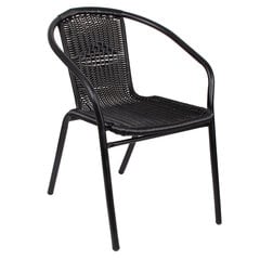 Āra krēsls Springos GF1011, melns cena un informācija | Dārza krēsli | 220.lv