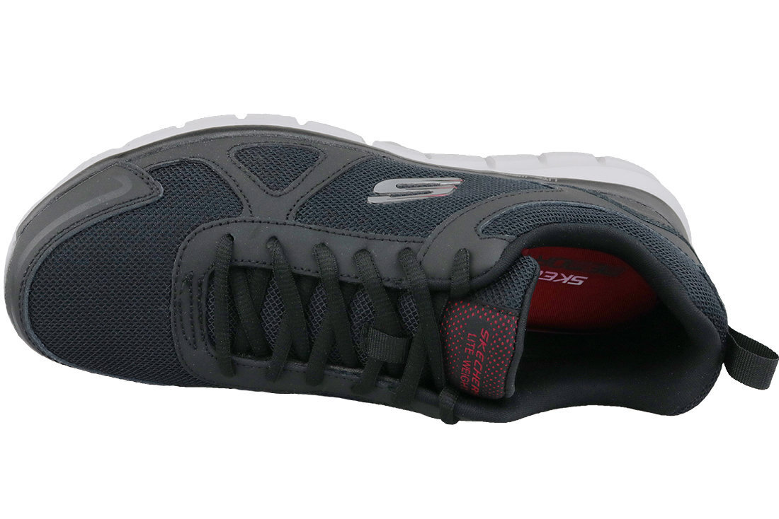 Skriešanas apavi vīriešiem Skechers Buty Track-Scloric, melni cena un informācija | Sporta apavi vīriešiem | 220.lv