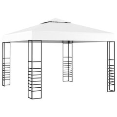 vidaXL - dārza lapene ar vītnēm, balta, 3x3m цена и информация | Беседки | 220.lv