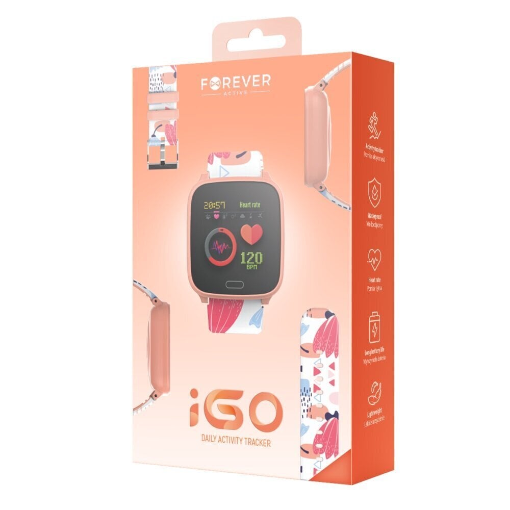 Forever iGO JW-100 Orange цена и информация | Viedpulksteņi (smartwatch) | 220.lv