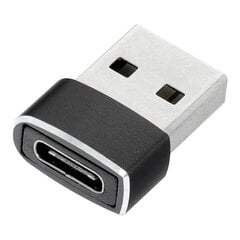 Pārveidotājs no Type-C uz USB, melns cena un informācija | Adapteri un USB centrmezgli | 220.lv