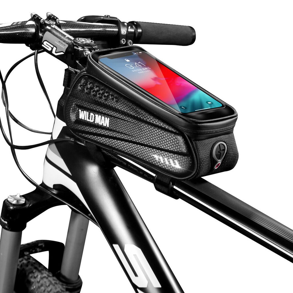 Universāls telefona turētājs velosipēdam WILDMAN ES3, ūdensdrošs 1L цена и информация | Auto turētāji | 220.lv
