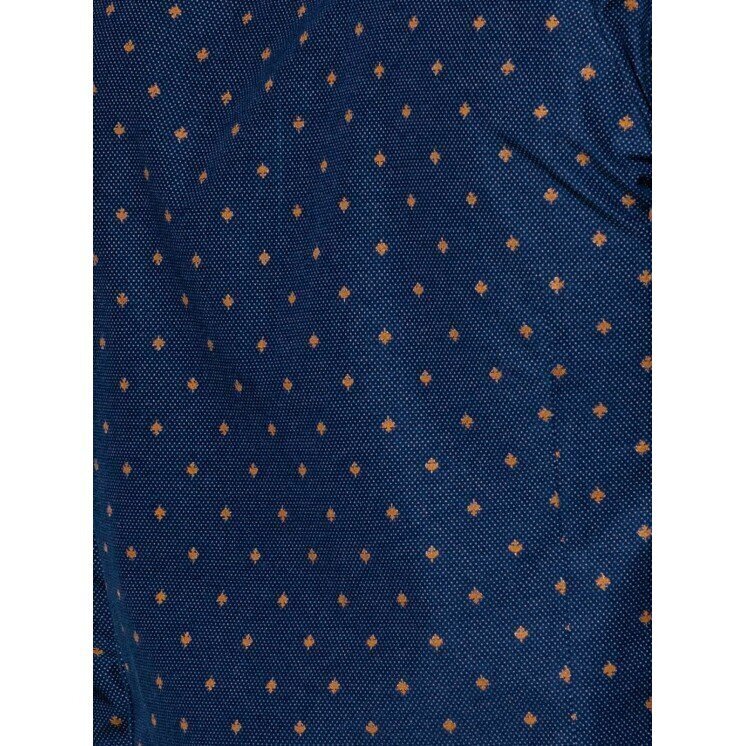 tumši zils vīriešu krekls ar garām piedurknēm "Allegro" K463-43716-XXL cena un informācija | Vīriešu krekli | 220.lv