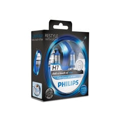 Автомобильная лампа PHILIPS H4 12V 60/55W ColorVision голубая, 2 шт в блистере цена и информация | Philips Электрооборудование | 220.lv