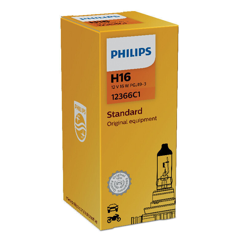 PHILIPS autospuldze H16 12V 19W PGJ19-3 1 gab. cena un informācija | Auto spuldzes | 220.lv