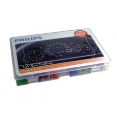 PHILIPS autospuldze 12V Bax lampu komplekts ar lampu griezni, 16 veidi 1 gab. cena un informācija | Auto spuldzes | 220.lv