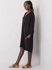 Sieviešu melna vaļīga kleita Black S cena un informācija | Kleitas | 220.lv