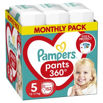 Подгузники-трусики Pampers Pants 5 (12-17 кг), 152 шт. цена и информация | Подгузники | 220.lv