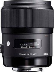 Sigma 35мм f/1.4 DG HSM Art объектив для Nikon цена и информация | Объектив | 220.lv