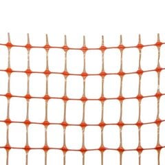 Защитная сетка BARRIER NET, 1x30 м, 90x26 мм, 100 г/м2, оранжевая цена и информация | Заборы и принадлежности к ним | 220.lv