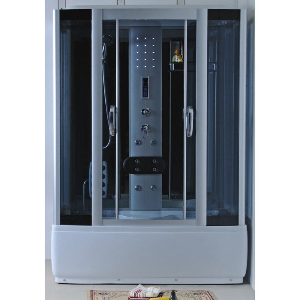Masāžas dušas kabīne Euroliux 8915, 150x85 cm cena un informācija | Dušas kabīnes | 220.lv