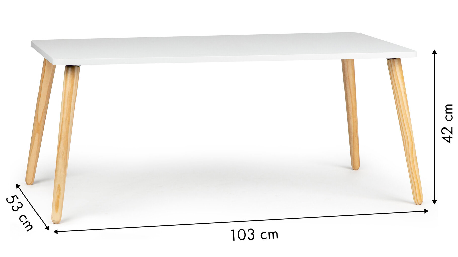 Mūsdienu skandināvu kafijas galdiņš 100cm цена и информация | Žurnālgaldiņi | 220.lv