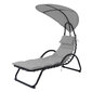 Dārza krēsls ar lielu ovālu jumtu ModernHome цена и информация | Sauļošanās krēsli | 220.lv