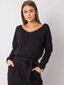 RUE PARIS Melna sporta kreklu kleita Black S cena un informācija | Kleitas | 220.lv