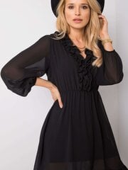 OH BELLA Черное женское платье. цена и информация | Платья | 220.lv