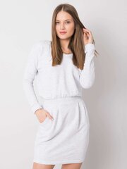 RUE PARIS - gaiši pelēka sporta kleita, Light grey M cena un informācija | Kleitas | 220.lv