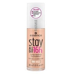 Жидкая основа для макияжа Essence Stay All Day 16H 30 мл, 10 Soft Beige цена и информация | Пудры, базы под макияж | 220.lv