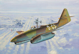 Клеевая модель Revell Micro Wings Messerschmitt Me 262A 1:144, 22 д. цена и информация | Конструкторы и кубики | 220.lv