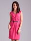 Sieviešu rozā kleita ar drapējumu цена и информация | Kleitas | 220.lv