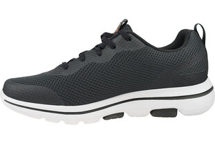 Спортивная обувь мужская Skechers Go Walk 5 Squall 216011 BKOR, черная цена и информация | Кроссовки для мужчин | 220.lv