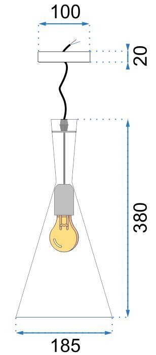 Piekaramā lampa Costa B, White cena un informācija | Lustras | 220.lv