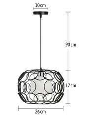 Piekaramā lampa Loft Bubbles цена и информация | Настенный/подвесной светильник Eye Spot 11 BL, чёрный | 220.lv