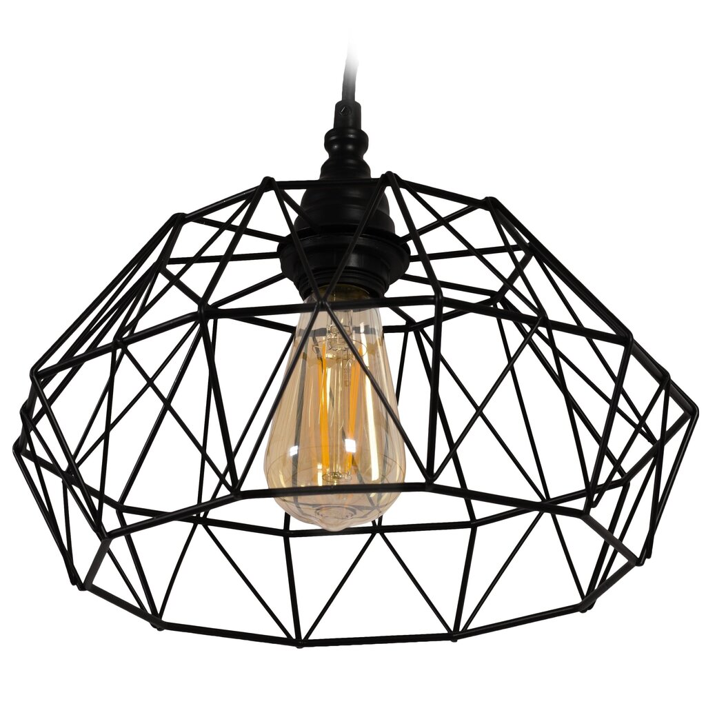 Piekaramā lampa Loft Basket cena un informācija | Lustras | 220.lv