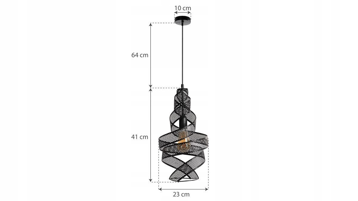 Piekaramā lampa Loft Spiral cena un informācija | Piekaramās lampas | 220.lv