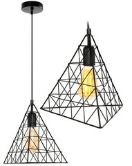 Piekaramā lampa Loft Pyramid cena un informācija | Lustras | 220.lv