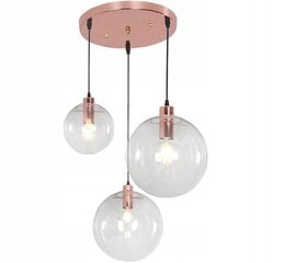 Piekaramā lampa Lassi, 20+25+30 cm, Rose gold cena un informācija | Piekaramās lampas | 220.lv