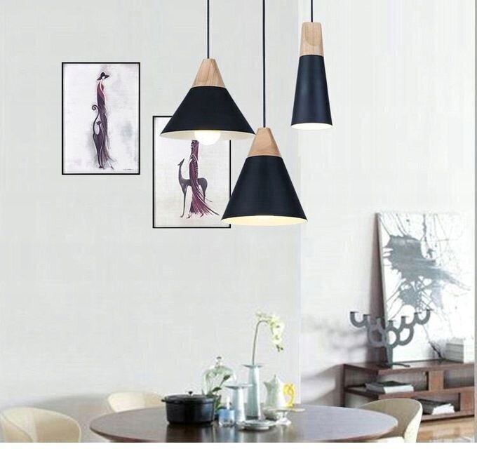 Piekaramā lampa Scandi Set CP, Black cena un informācija | Lustras | 220.lv