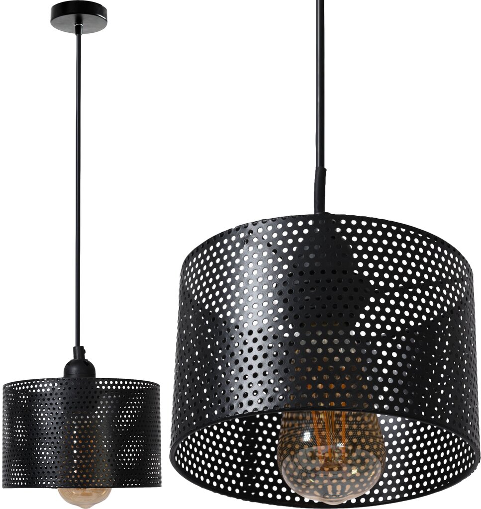 Piekaramā lampa Loft Perforate cena un informācija | Lustras | 220.lv