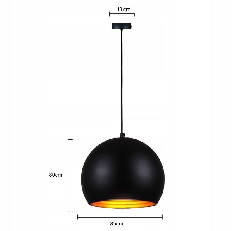 Piekaramā lampa Como, 35 cm, White cena un informācija | Lustras | 220.lv