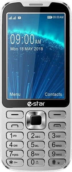 eSTAR X35 Feature Phone, Dual SIM, Silver цена и информация | Mobilie telefoni | 220.lv