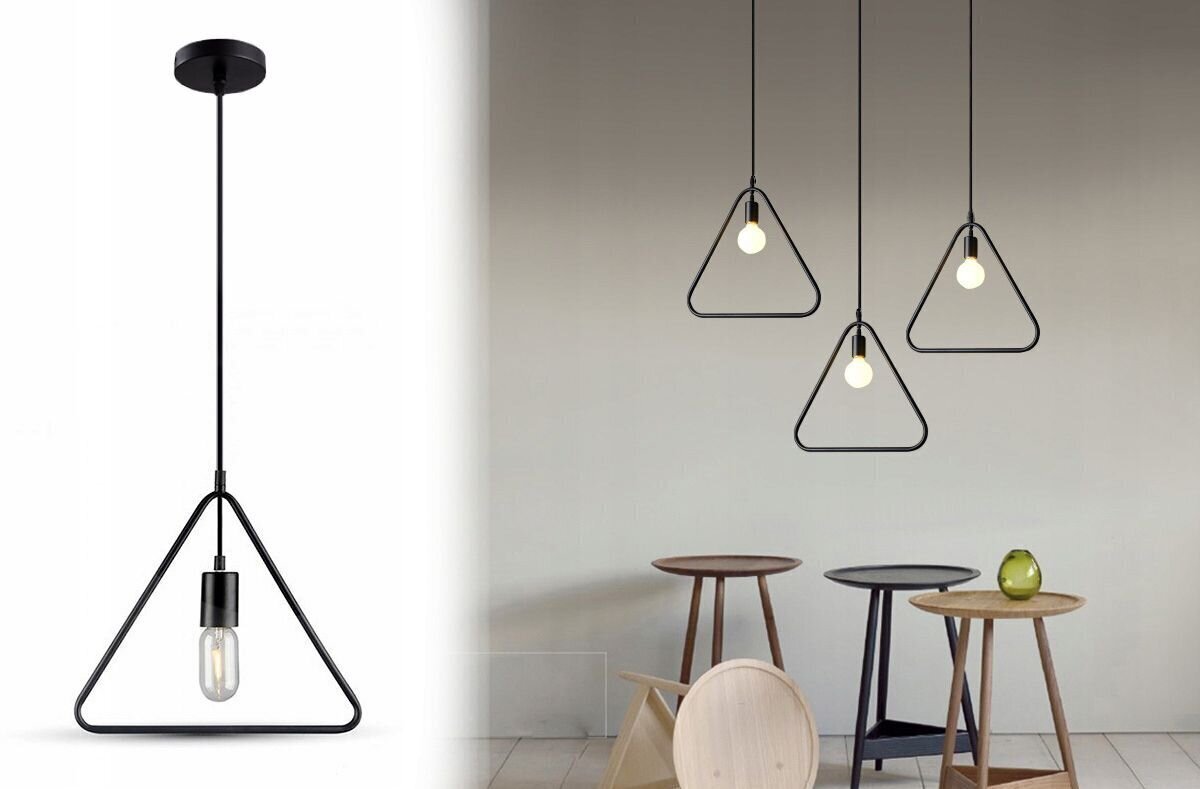 Piekaramā lampa Geometric Triangle cena un informācija | Piekaramās lampas | 220.lv