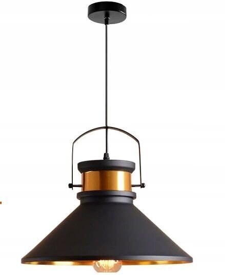 Piekaramā lampa Asti B, Black/Gold cena un informācija | Lustras | 220.lv