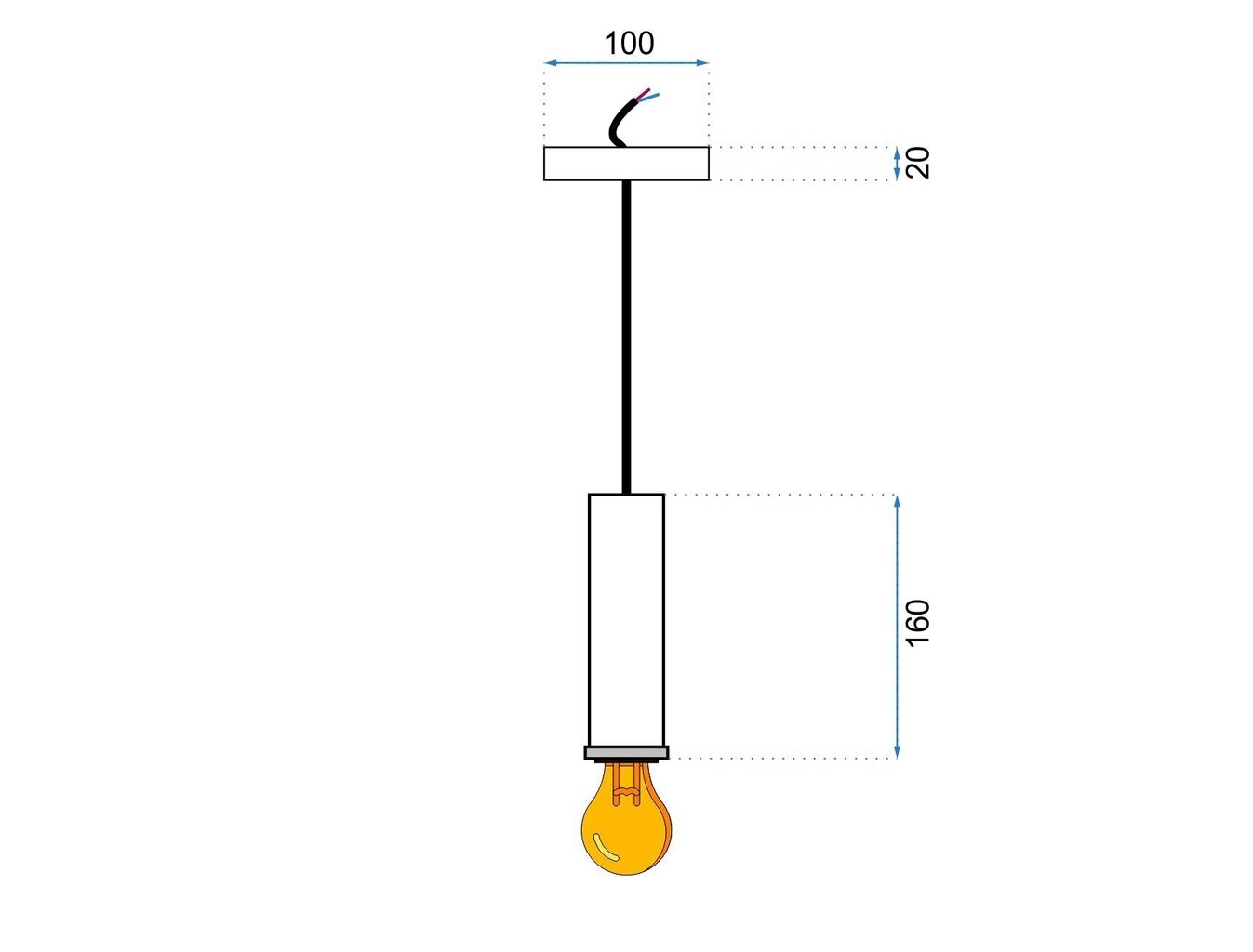 Piekaramā lampa Osti A, White cena un informācija | Lustras | 220.lv