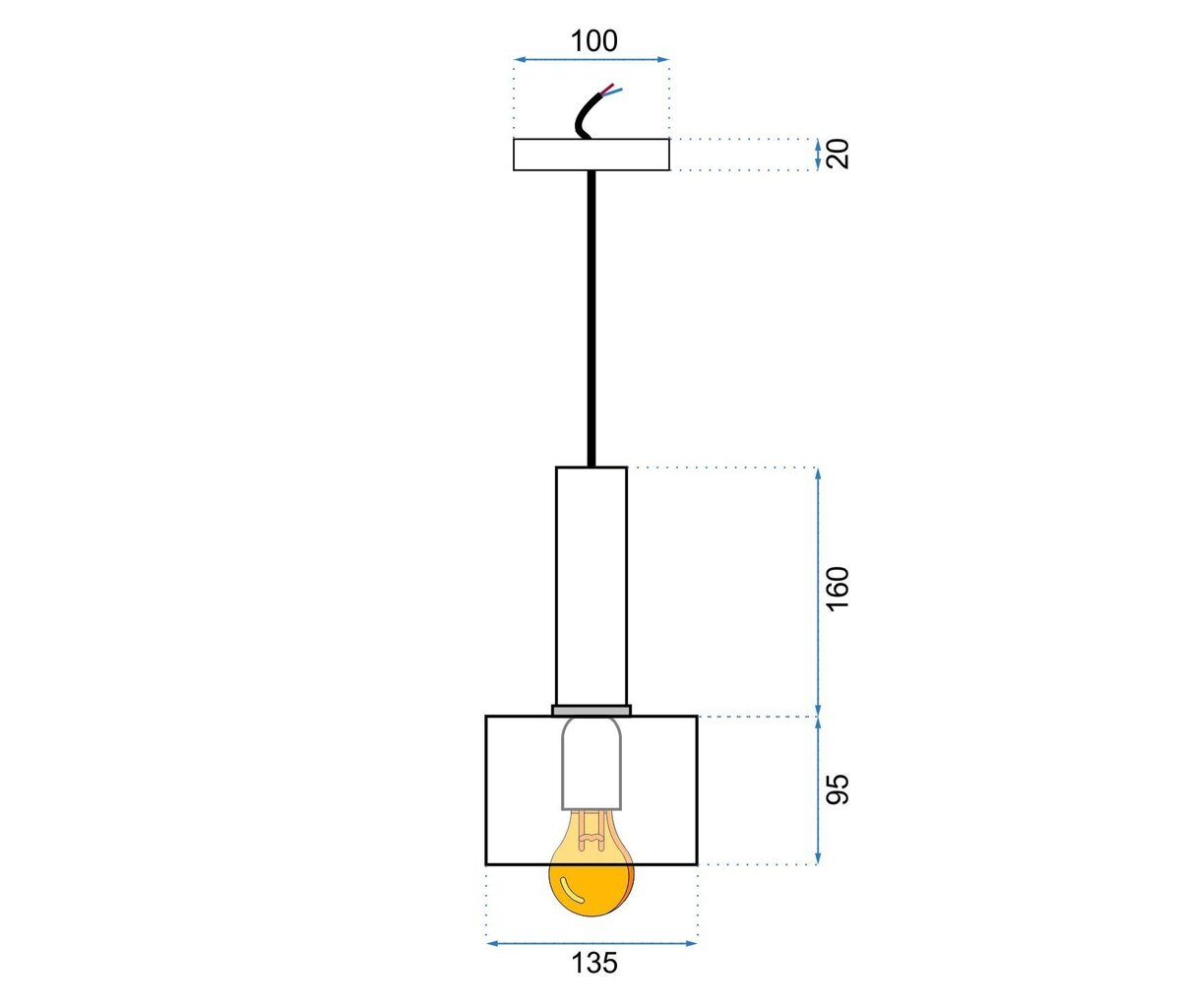 Piekaramā lampa Osti B, Gold cena un informācija | Lustras | 220.lv