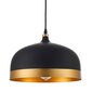 Piekaramā lampa Fox A, Black/gold cena un informācija | Lustras | 220.lv