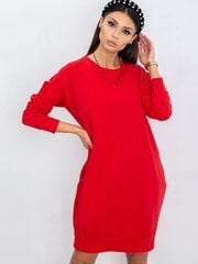 Sarkana kokvilnas kleita Red S/M цена и информация | Платья | 220.lv