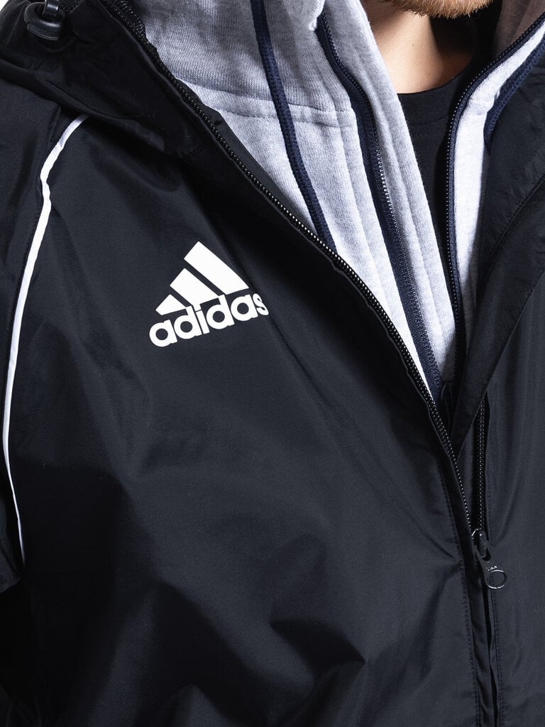 Virsjaka vīriešiem, Adidas Core18 Rn Jkt Black цена и информация | Vīriešu virsjakas | 220.lv