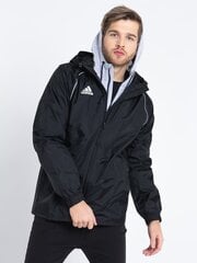 Adidas Куртки Core18 Rn Jkt, чёрная цена и информация | Мужские куртки | 220.lv