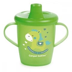 Непроливаемая кружка Canpol Babies 250 мл Green, 31/200 цена и информация | Бутылочки и аксессуары | 220.lv